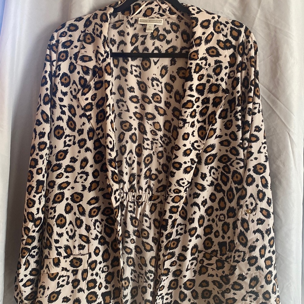 Cheetah Print Blazer